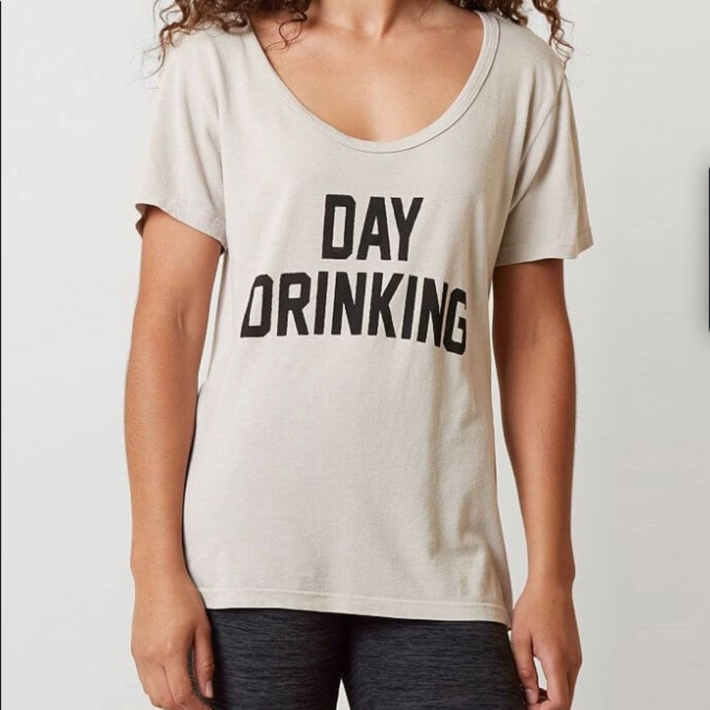 “Day Drinking” Graphic Tee Small